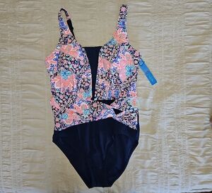 Christina Multicolor Floral One Piece Swimsuit